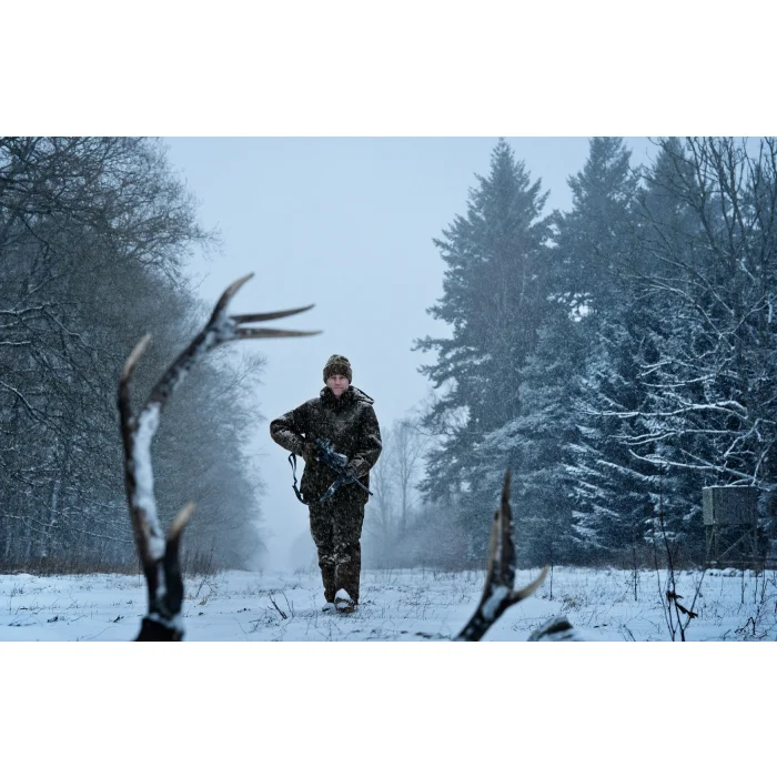 Spodnie Harkila Kodiak CleverWool HSP Insulated - Dark hunting green/Shadow brown (111430169)