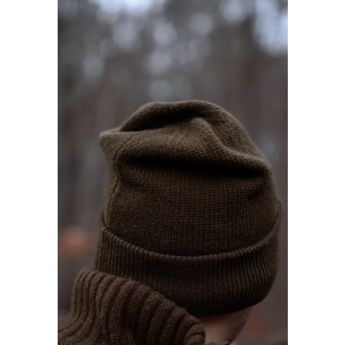 Czapka Harkila Annaboda WSP knit beanie - Demitasse brown (111991016)
