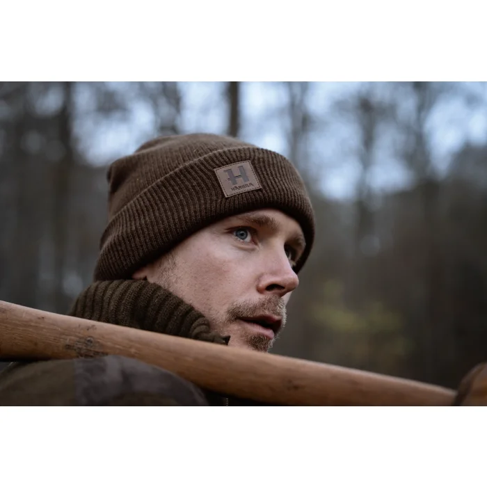 Czapka Harkila Annaboda WSP knit beanie - Demitasse brown (111991016)