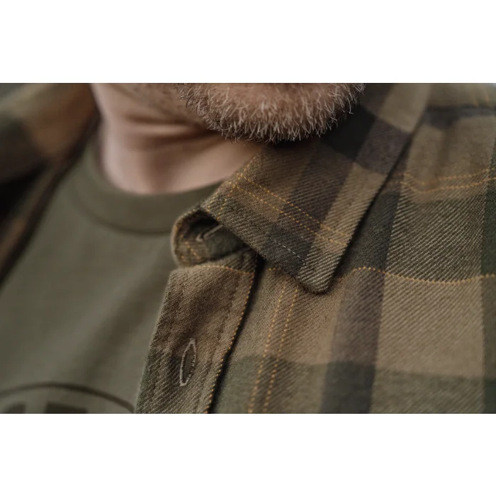 Koszula męska Harkila Asmund L/S - Beech green check (112010149)