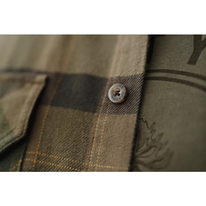 Koszula męska Harkila Asmund L/S - Beech green check (112010149)
