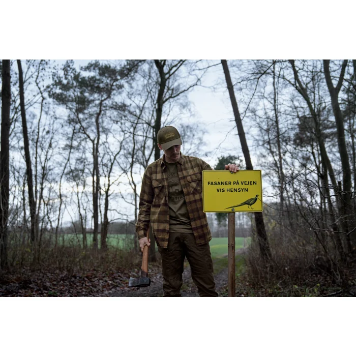 Koszula męska Harkila Asmund L/S - Beech green check (112010149)