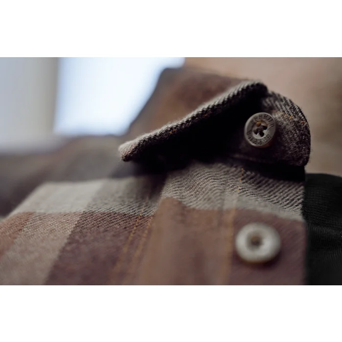 Koszula męska Harkila Asmund L/S - Rust brown check (112011060)