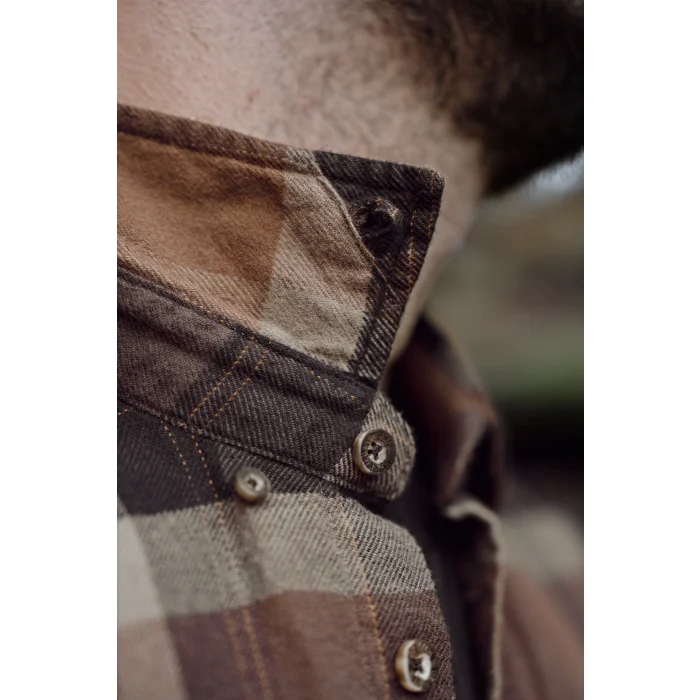 Koszula męska Harkila Asmund L/S - Rust brown check (112011060)