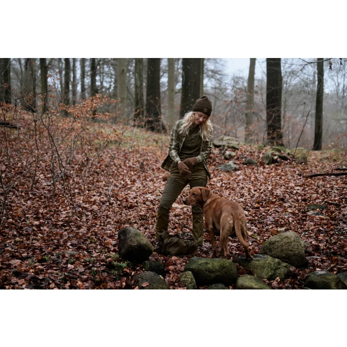 Koszula damska Harkila Akeena L/S - Forest night check (112160200)