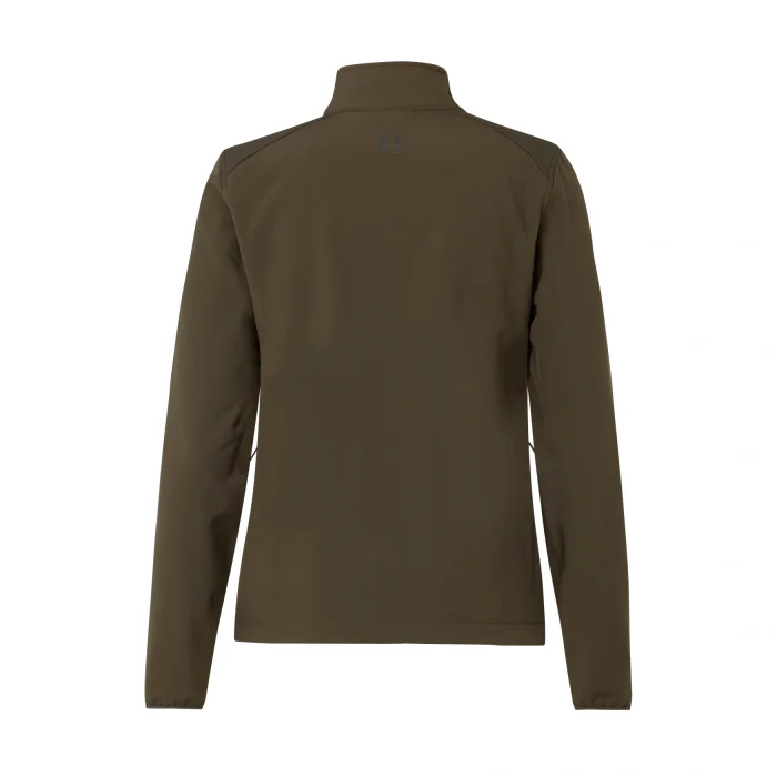Kurtka Damska HARKILA Scandinavian softshell - Willow green/Shadow brown (112440022)