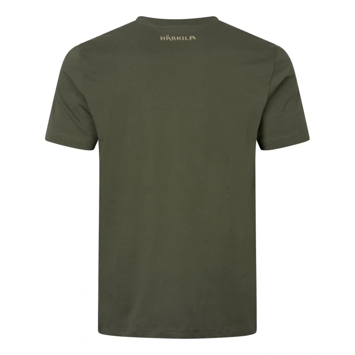 Koszulka HARKILA - Wildboar Logo S/S - Forest Night (112800076)