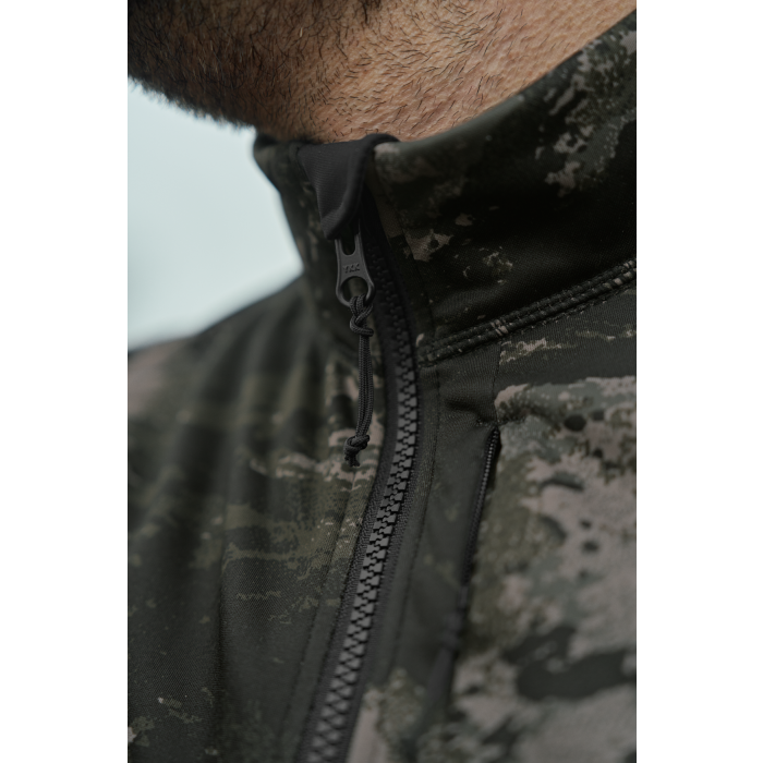 Kurtka męska Harkila NOCTYX camo full zip fleece - AXIS MSP Black (114866001)