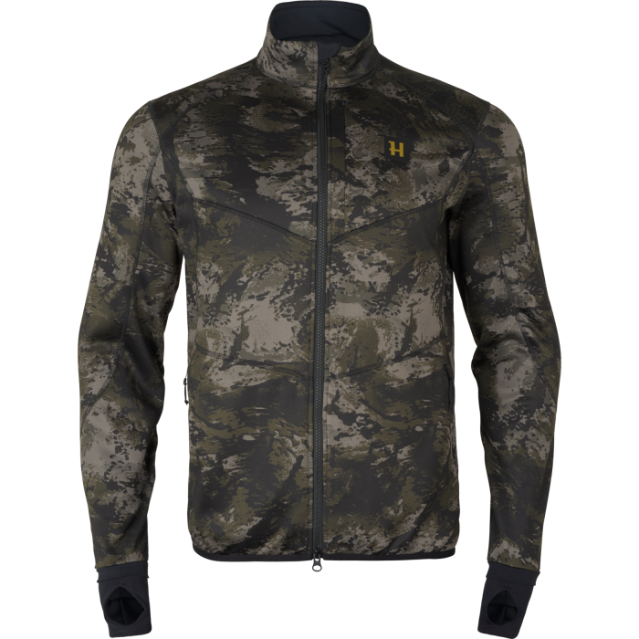 Kurtka męska Harkila NOCTYX camo full zip fleece - AXIS MSP Black (114866001)