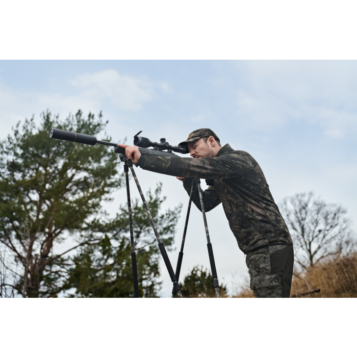 Kurtka męska Harkila NOCTYX camo full zip fleece - AXIS MSP Black (114866001)