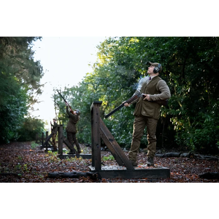 Kamizelka Harkila Skye shooting - Willow green/Shadow brown (117430022)