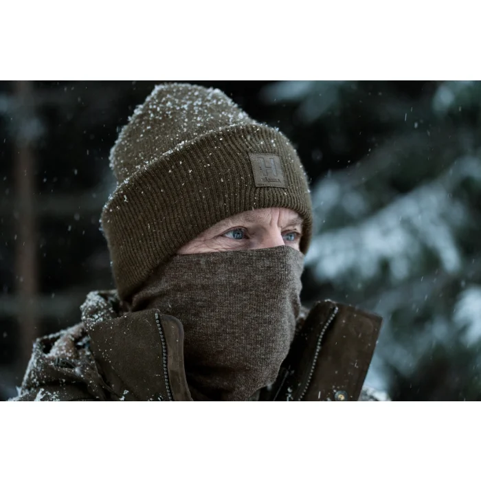 Komin HARKILA Kodiak CleverWool Neck Gaiter - Dark hunting green - One Size (120270174)