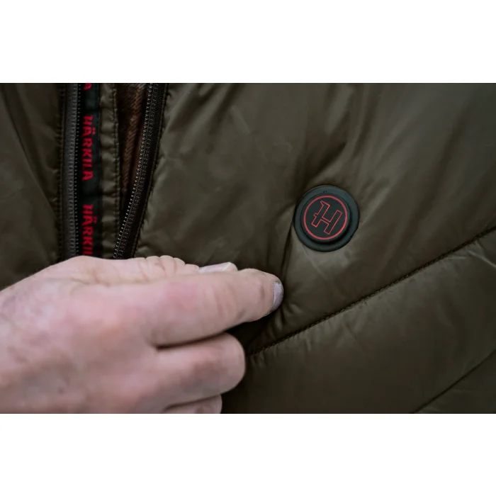 Kamizelka Podgrzewana Harkila Heat Insulated - Willow green/Shadow brown (120780022)