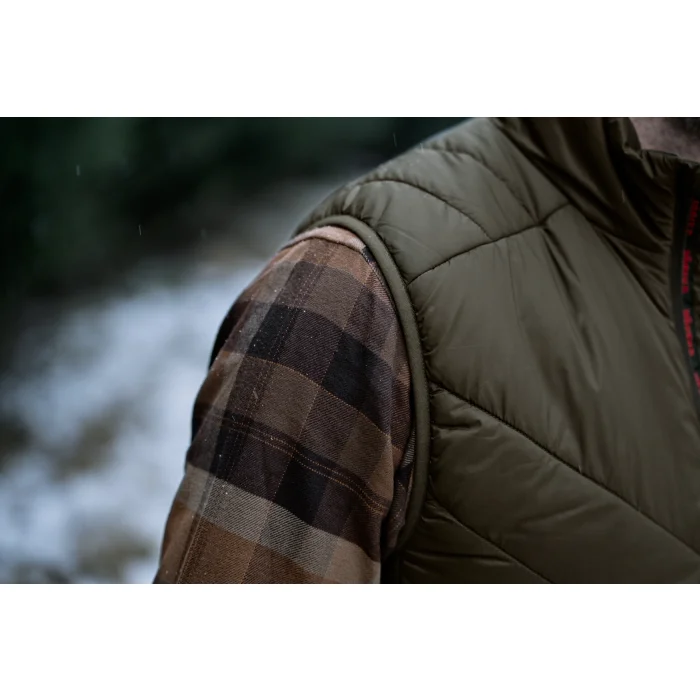 Kamizelka Podgrzewana Harkila Heat Insulated - Willow green/Shadow brown (120780022)