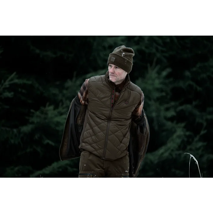 Kamizelka Podgrzewana Harkila Heat Insulated - Willow green/Shadow brown (120780022)