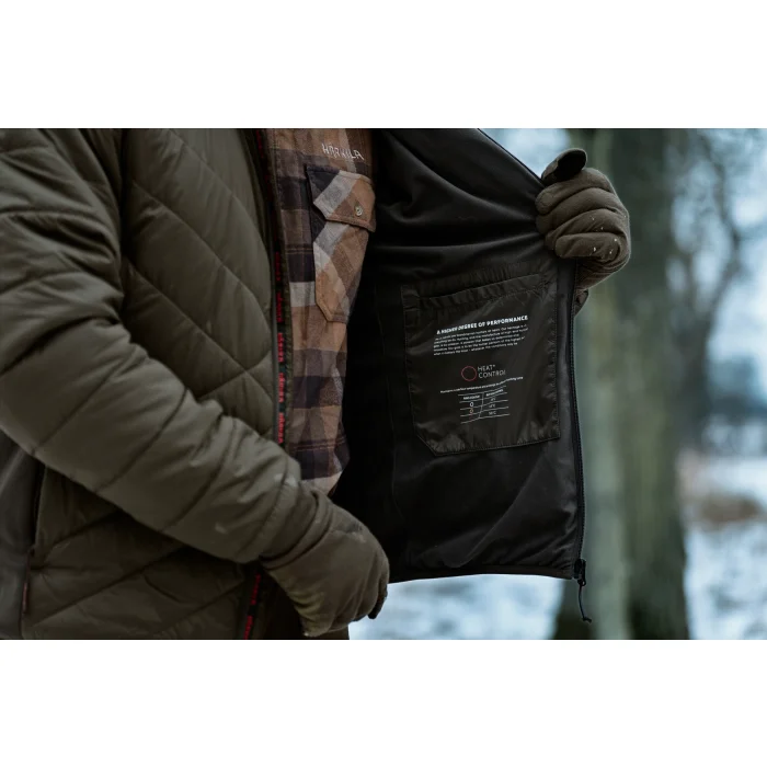 Kurtka Podgrzewana HARKILA Heat Insulated - Willow green/Shadow brown (120790022)