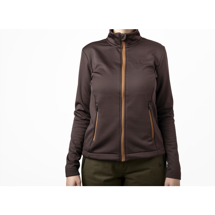 Emily fleece polar damski Dark brown