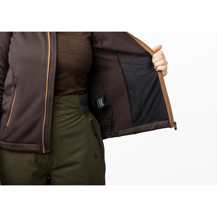 Emily fleece polar damski Dark brown