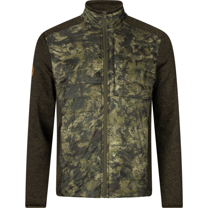 Seeland - Kurtka polarowa Theo Hybrid camo Pine green/inVis green (130216474)