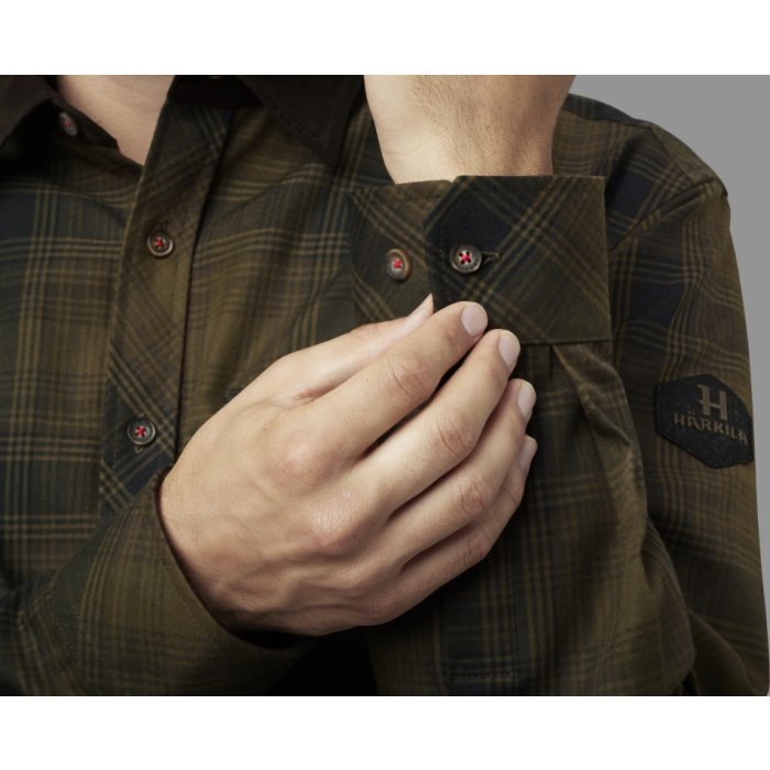 Koszula męska Harkila Driven Hunt flanelowa zielona 140111913