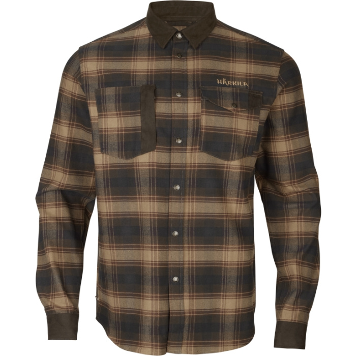 Koszula myśliwska Harkila Aivak L/S burgund (140113140)