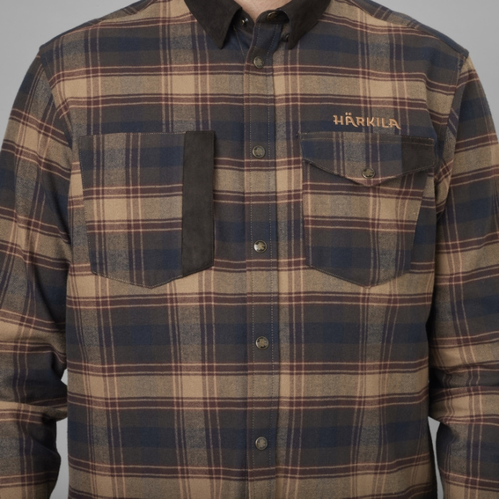 Koszula myśliwska Harkila Aivak L/S oliwkowa (140113177)