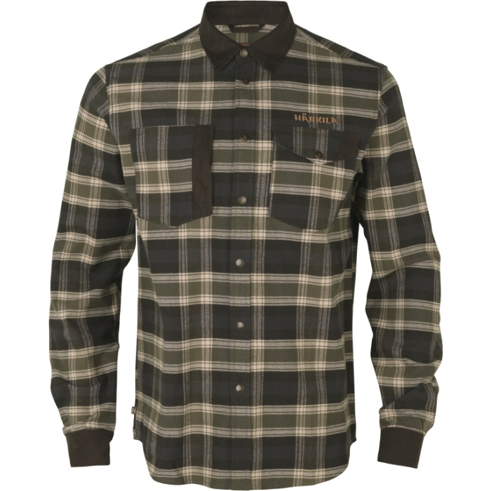 Koszula myśliwska Harkila Aivak L/S oliwkowa (140113177)