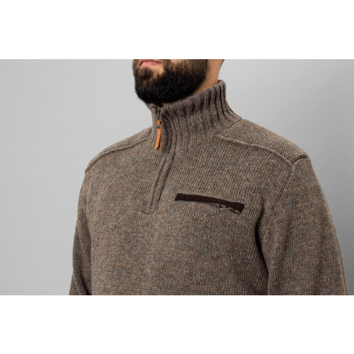 Sweter myśliwski Harkila Annaboda 2.0 HSP Dark Sand (150106665)
