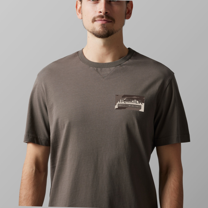 T-shirt Harkila Core Brown granite (160105747)