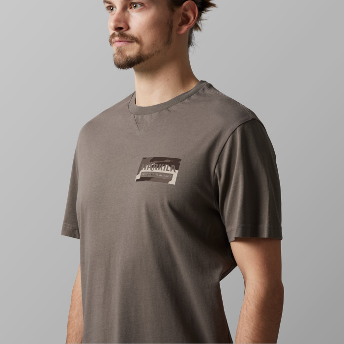 T-shirt Harkila Core Brown granite (160105747)