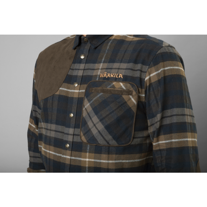 Koszula Harkila Jarne shooting L/S Dark olive (10032000100)