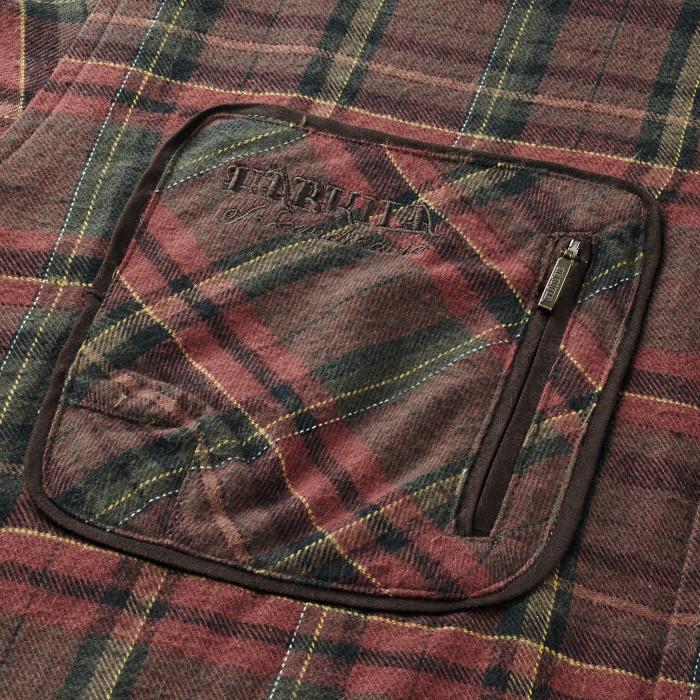 Koszula męska Harkila Pajala ciepła flanelowa - Red check (140102053)