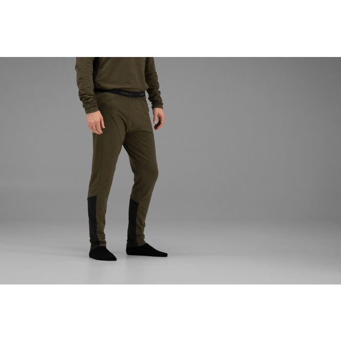 Podgrzewane kalesony Harkila Long Johns willow green/black (200103125)