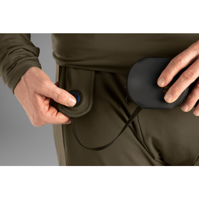 Podgrzewane kalesony Harkila Long Johns willow green/black (200103125)