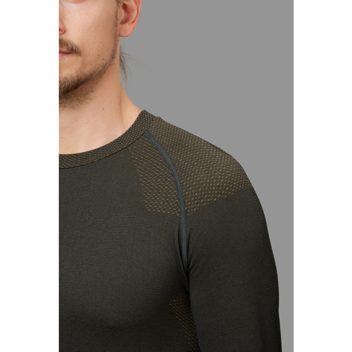 Podkoszulek Harkila base active L/S o-neck ciemny zielony (200104432)