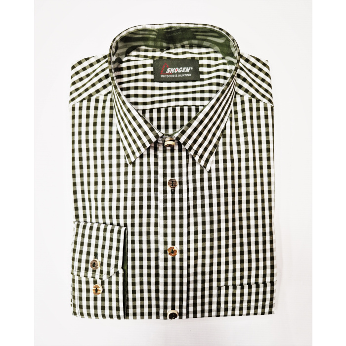 Koszula Skogen -krata khaki 20512805