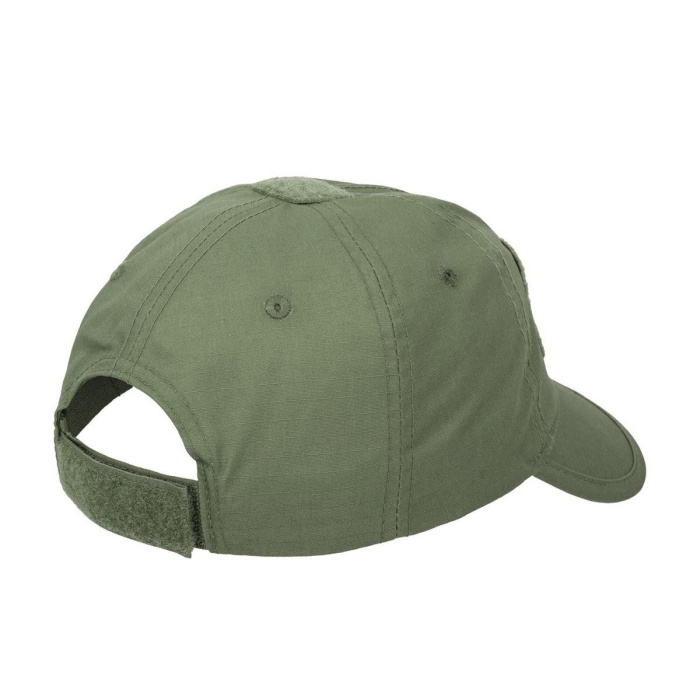 Czapka z daszkiem plus velcro Helikon Folding PoliCotton Ripstop Olive Green (CZ-BBF-PR-02)