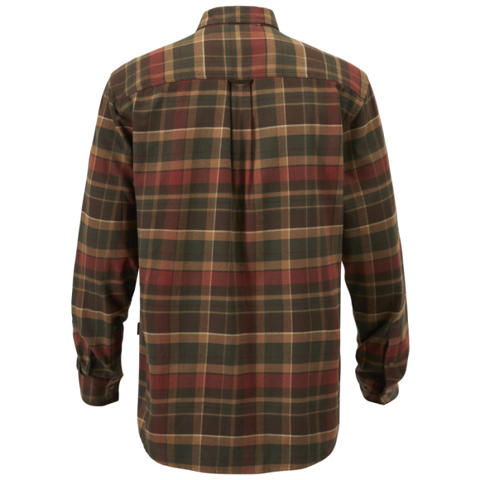 Koszula męska PINEWOOD PRESTWICK EXCLUSIVE 9428 - D.GREEN/D.TERRACOTTA