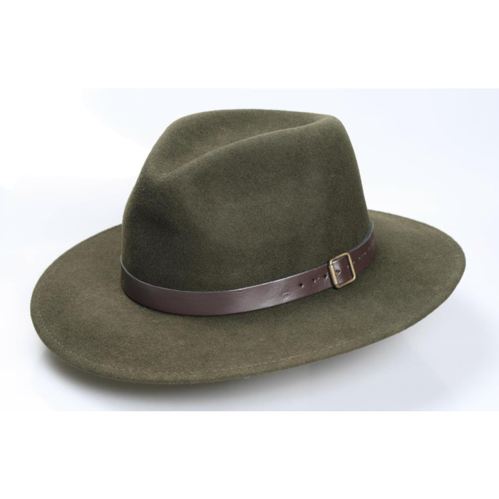 Kapelusz myśliwski wełniany Skogen Wollhut Lederband Rollbar (20004581-315)