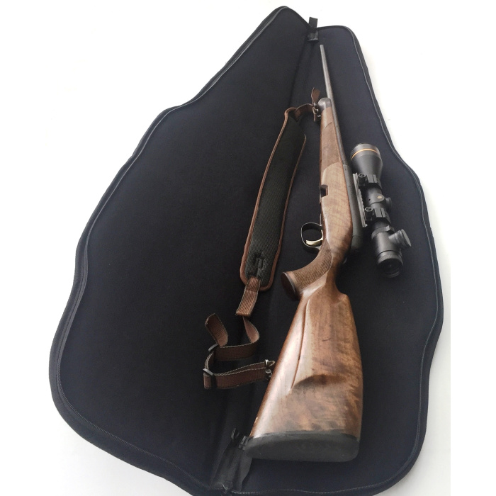 Pokrowiec, futerał na myśliwską broń długą - zielony