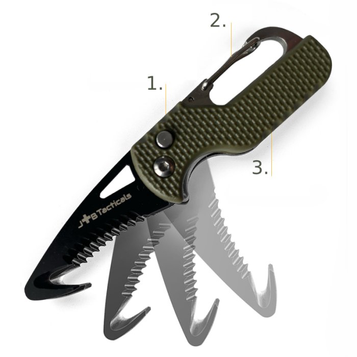JB tactical - Apteczka taktyczna IFAK II NATO standard – zgodna z TCCC (17 elementów) - coyote