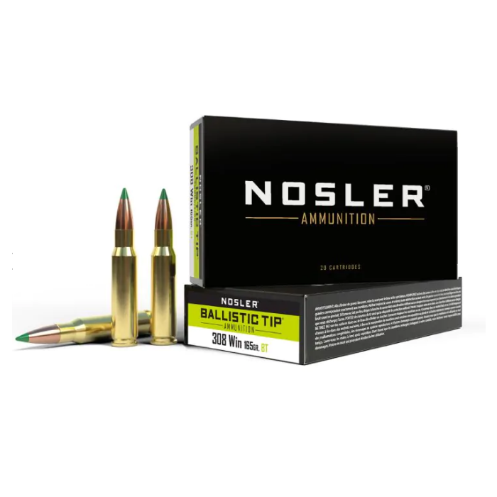 AMUNICJA 308 WIN NOSLER BALLISTIC TIP 165gr .40063