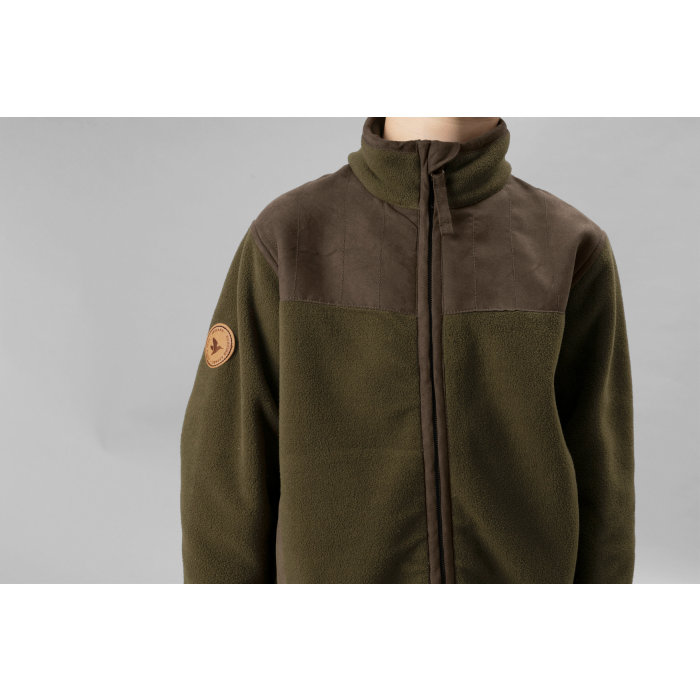 Bluza polarowa dziecięca SEELAND Bolt Junior – Pine Green 4019700301
