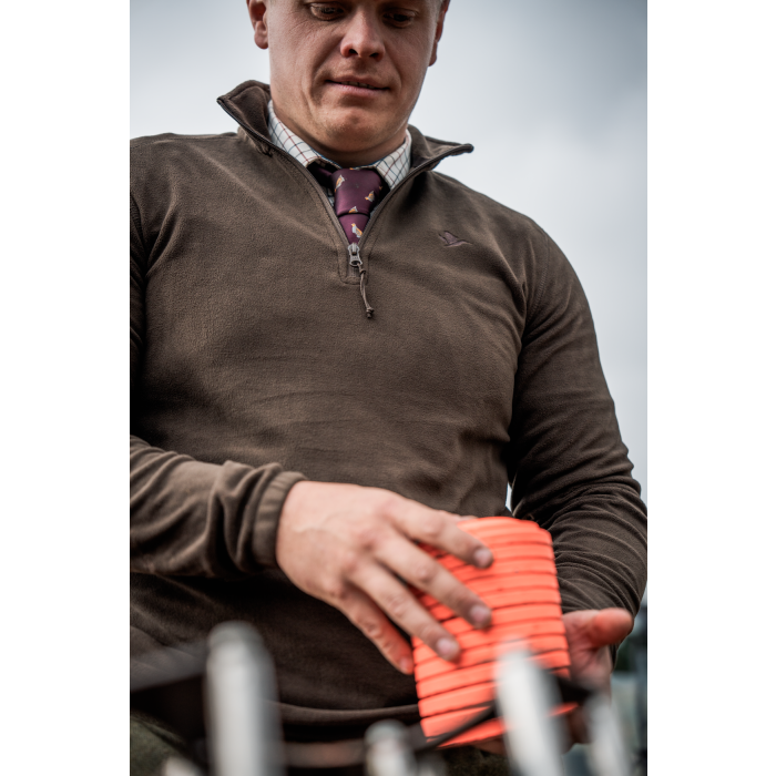 Bluza SEELAND Benjamin Half Zip - Pine green (4026600300)