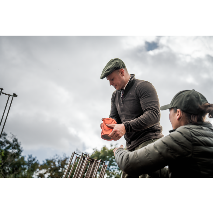 Bluza SEELAND Benjamin Half Zip - Dark Brown (4026610070)