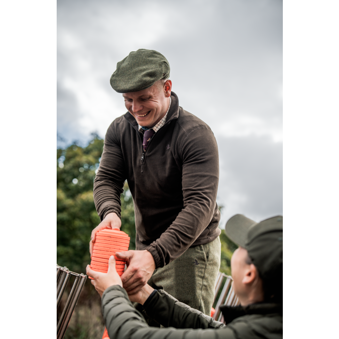 Bluza SEELAND Benjamin Half Zip - Dark Brown (4026610070)