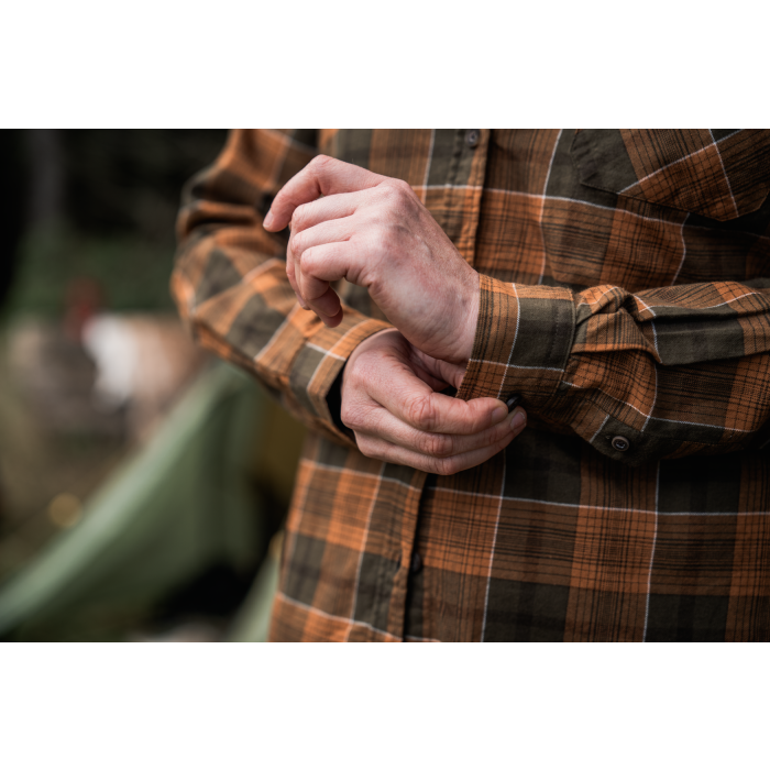 Koszula damska Seeland Skye Flannel - Grizzly Brown/Terracotta Check (40278801200)