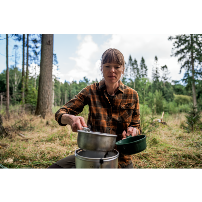 Koszula damska Seeland Skye Flannel - Grizzly Brown/Terracotta Check (40278801200)