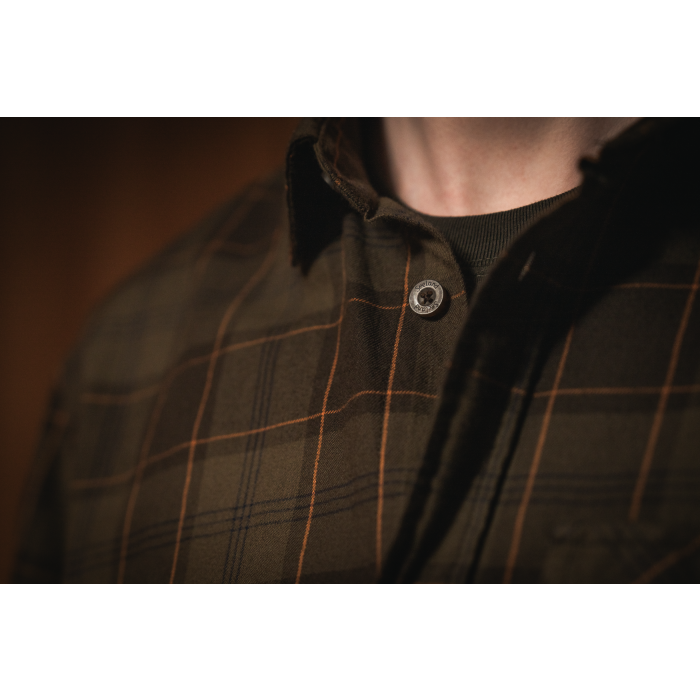 Koszula Seeland Glen Flannel - Pine Green/Dark Navy Check (403028011)