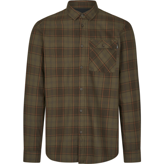 Koszula Seeland Glen Flannel - Pine Green/Dark Navy Check (403028011)